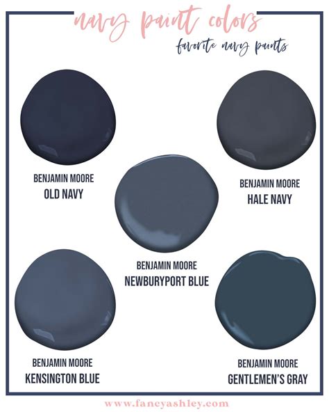 old navy blue paint colors.